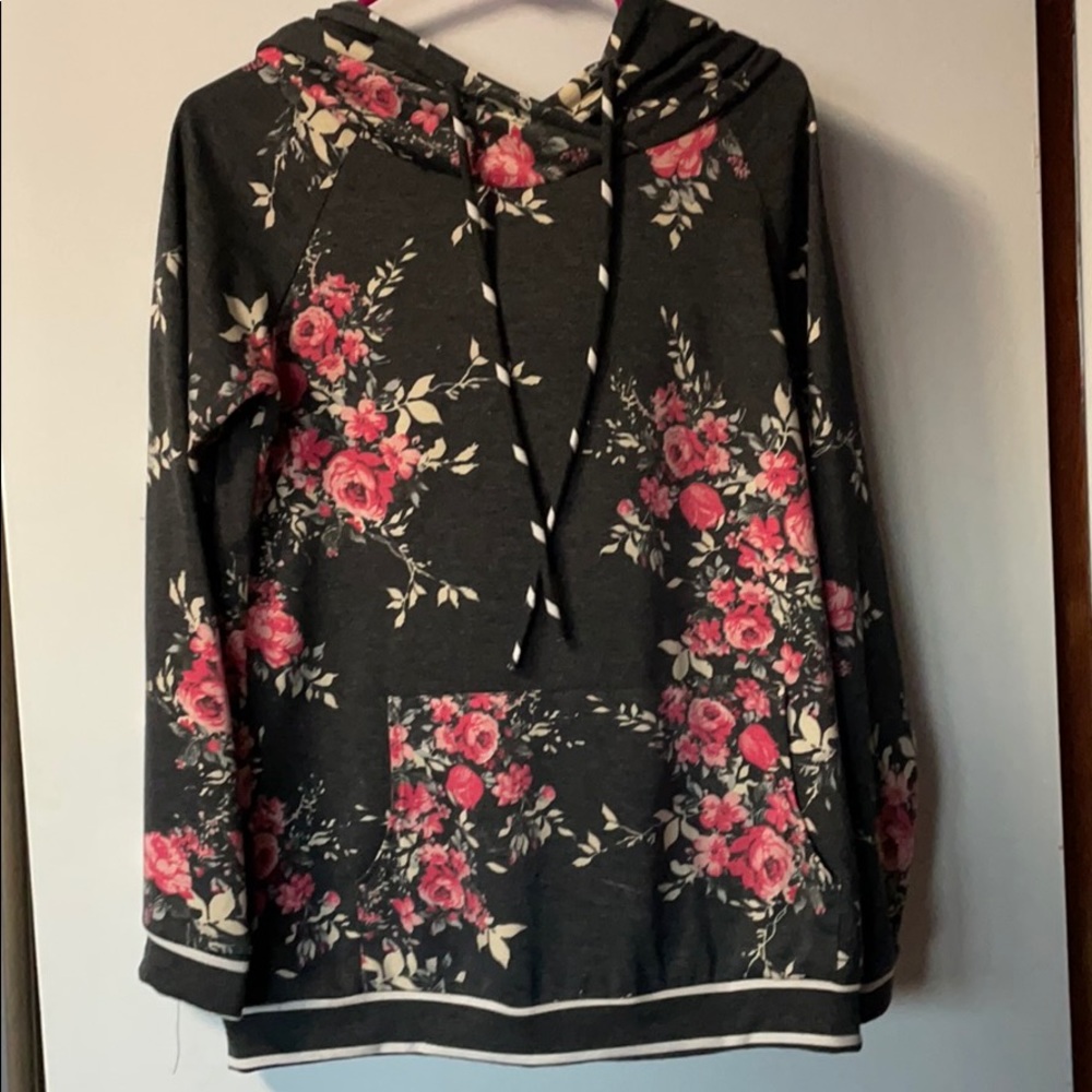 Medium Floral Hoodie